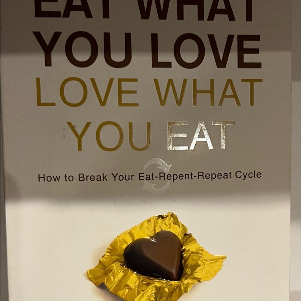 Eat What You Love Book with Heart Chocolate